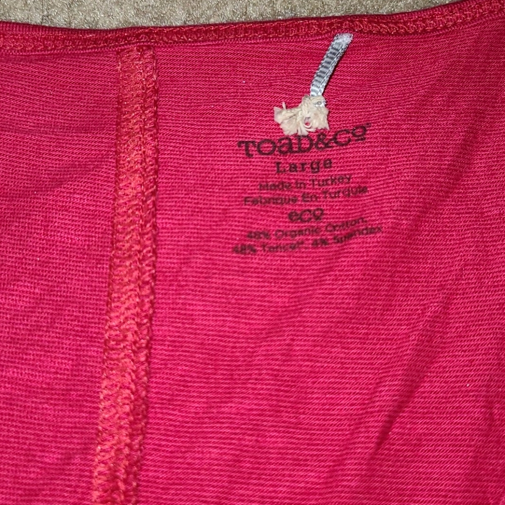 Toad&Co fit and flare dress Size L - Picture 3 of 5
